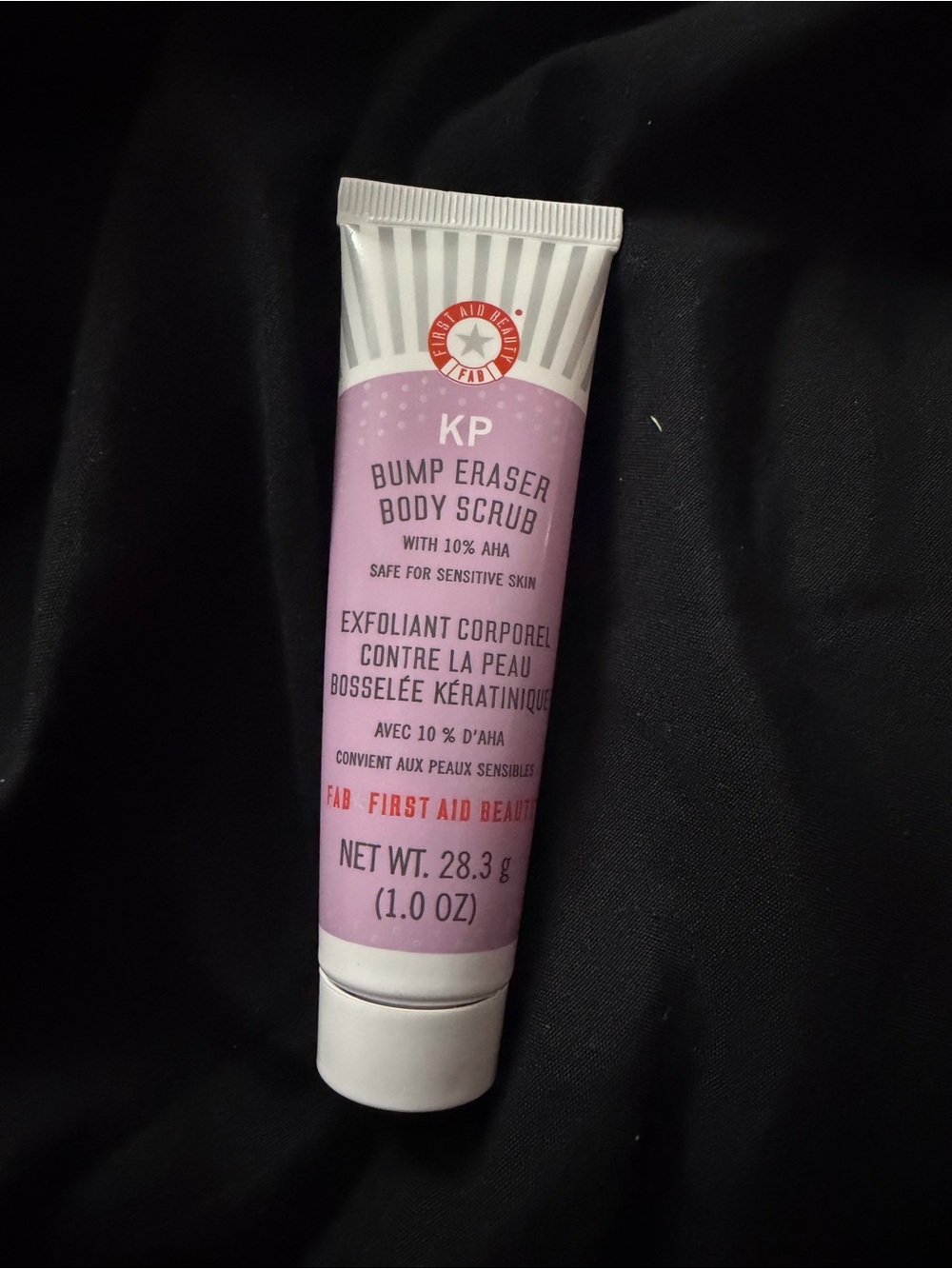 First Aid Beauty KP Bump Eraser Body Scrub - Lavender Pink Tube